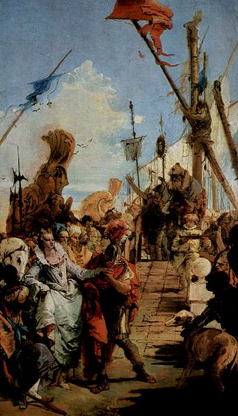 Giovanni Battista Tiepolo Treffen von Marc Antonius und Kleopatra
